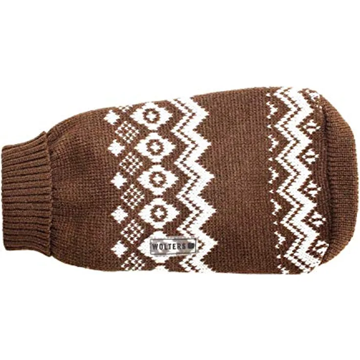Wolters Norweger Pullover 20cm braun/weiss