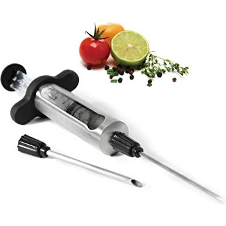 Broil King Grill-/Grillzubehör, Marinadenspritze, edelstahl, 5 x 5 x 5 cm, 61495 – Bild 4