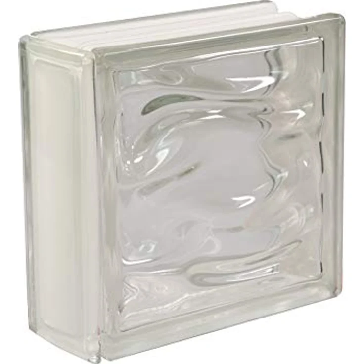 FUCHS Echtglasprofil BM Weiss 19x8x1 cm Glassteinprofil, Abschlussprofil für Glasbausteine – Bild 2