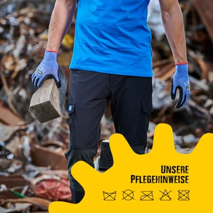 Scheibler Gartenhandschuhe Fiona, hochelastische Arbeitshandschuhe mit griffiger Latexbeschichtung, Größe 9 (Mint) – Bild 5