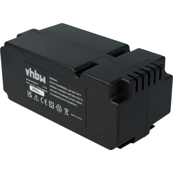 Vhbw Akku kompatibel mit Fuxtec FX-RB224, FX-RB218 Rasenmäher, 1500mAh, 25,2V, Li-Ion, ohne Memory-Effekt