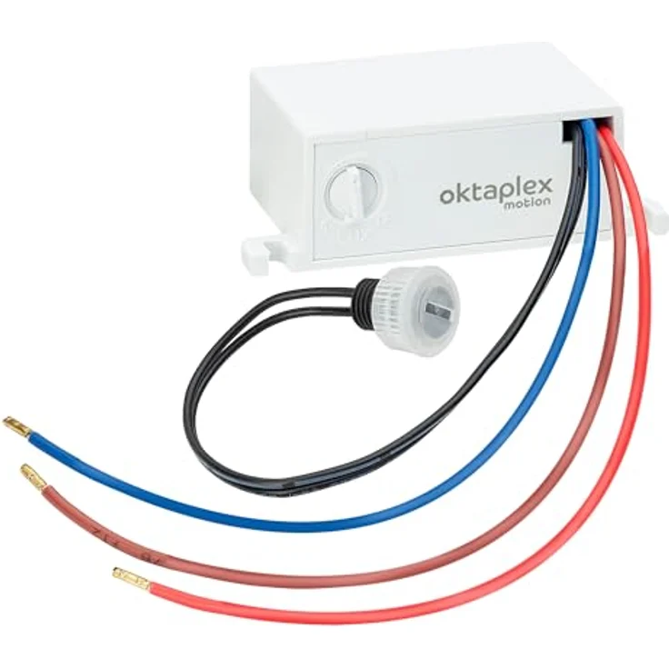 Oktaplex motion Oktaplex Jasy Einbau Dämmerungssensor aussen und innen Lichtsensor IP65 Dämmerungsschalter weiss 230V – Bild 1