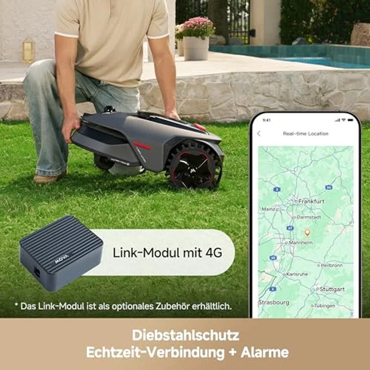 MOVA LiDAX Ultra 800, Roboter-Rasenmäher mit 3D-LiDAR & AI Vision, 360° Kantenschnitt 5 cm, automatische Kartenerstellung, U-Form Planung – Bild 6