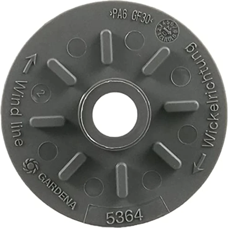 GARDENA Ersatzfadenspule: Austauschbare Fadenspule für GARDENA Turbotrimmer Art. 2401, Original GARDENA System Ersatzteil für Rasentrimmer (5364-20) – Bild 2