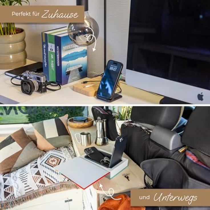 HMF Buchtresor Getarnte Buchkassette XL, Tresor für zuhause, Buchattrappe für Wertsachen, 22 x 13 x 15 cm – Bild 4