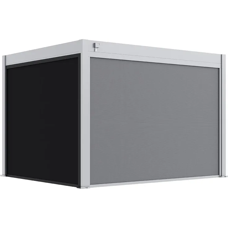 Paragon Outdoor Seitenteil Grand Tuscan, verstellbar, Aluminiumrahmen, strapazierfähiges Outdoorgewebe, Sonnenschutz 95% блокiert