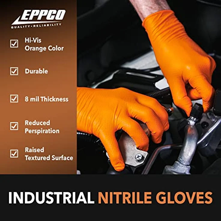 Kunzer TIGER GRIP Nitril-Einweghandschuhe Größe 9 100 St. - Preisvergleich – Bild 3