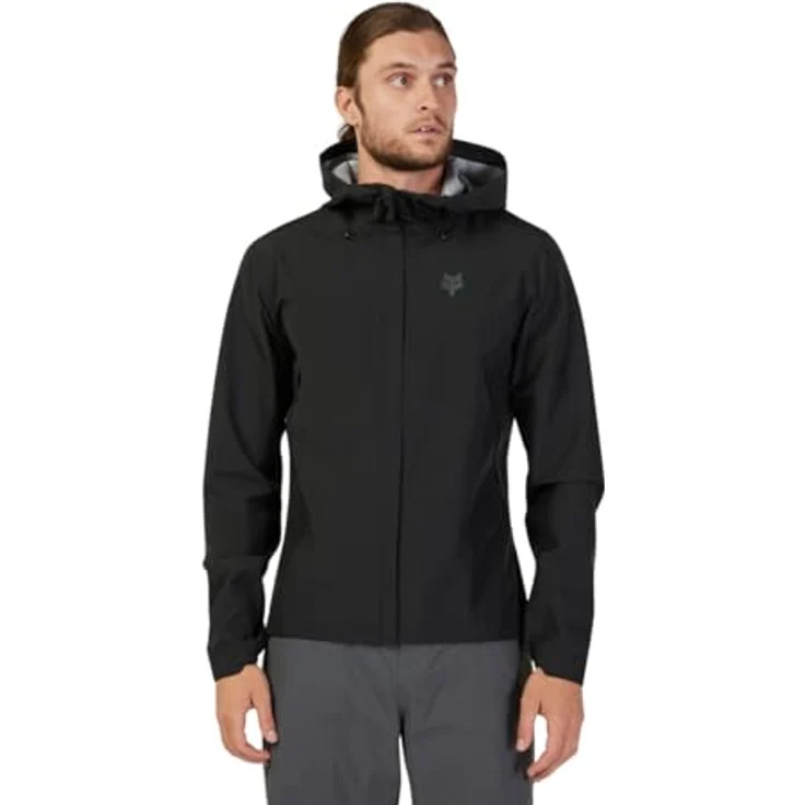 Fox JACKET 24 RANGER 2.5L, Herren Velojacke mit wasserabweisender DWR-Beschichtung, Schwarz, XL – Bild 1