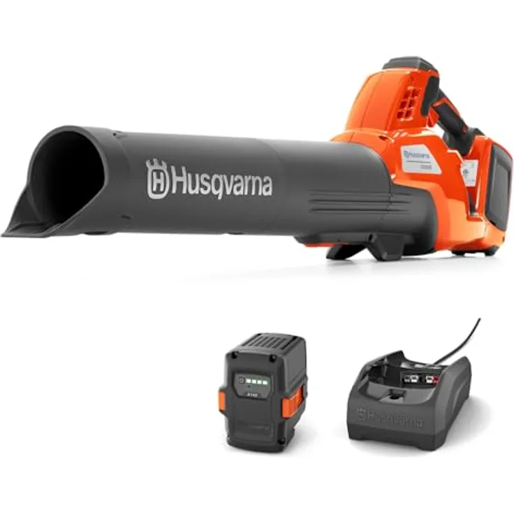 Husqvarna 230iB, Akkubetriebener Laubsauger + Laubbläser mit bürstenlosem Motor, variabler Geschwindigkeit und Boost-Modus