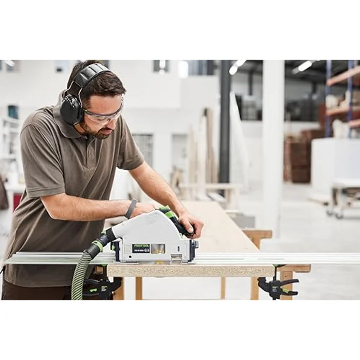 Festool Akku-Tauchsäge TSC 55 KSEB 18V, Gehrungssäge mit KickbackStop und 5.200 min⁻¹ Motor – Bild 5