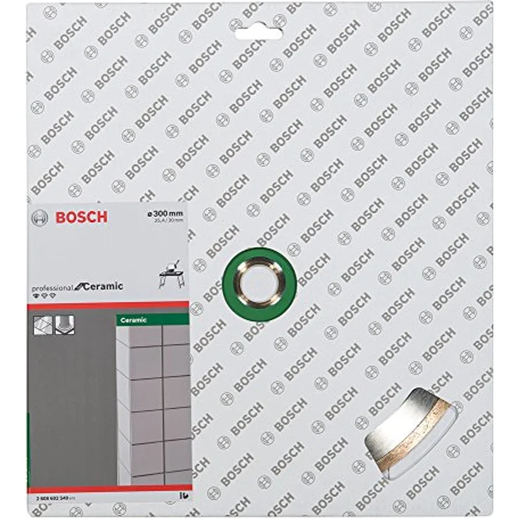 Bosch Professional Diamanttrennscheibe Standard für Ceramic, 300 x 30 und 25,40 x 2 x 7 mm, 2608602540 – Bild 2