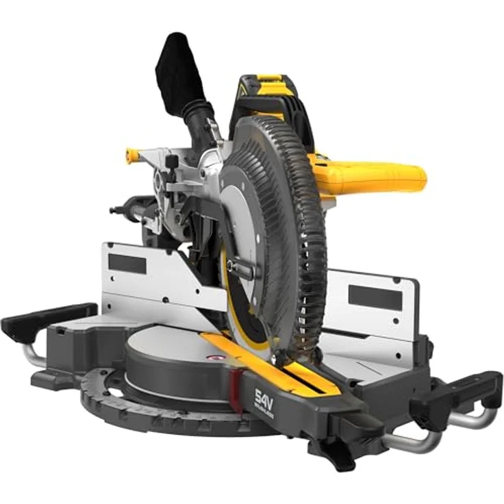 DeWalt Akku-Paneelsäge DCS781X2-QW Kappsäge Gehrungssäge 305mm + Akkus 9Ah 54V – Bild 6