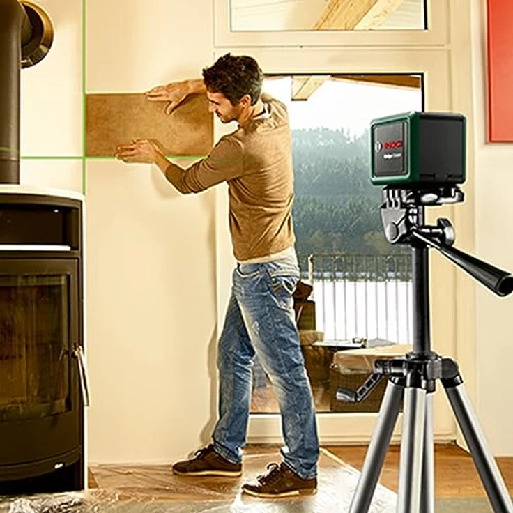 BOSCH Punkt- und Linienlaser Quigo Green Set im eCommerce-Karton - Selbstnivellierzeit 6s - Preisvergleich – Bild 4