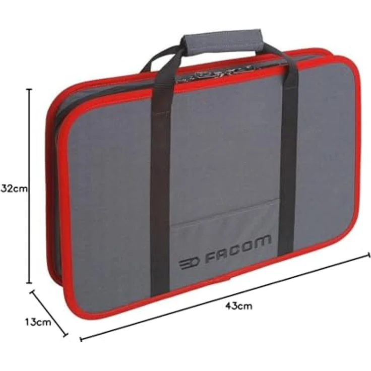 Facom Valise Souple W, Werkzeugkoffer mit 4 Fächern für über 40 Werkzeuge, stossfest und chemikalienbeständig – Bild 4