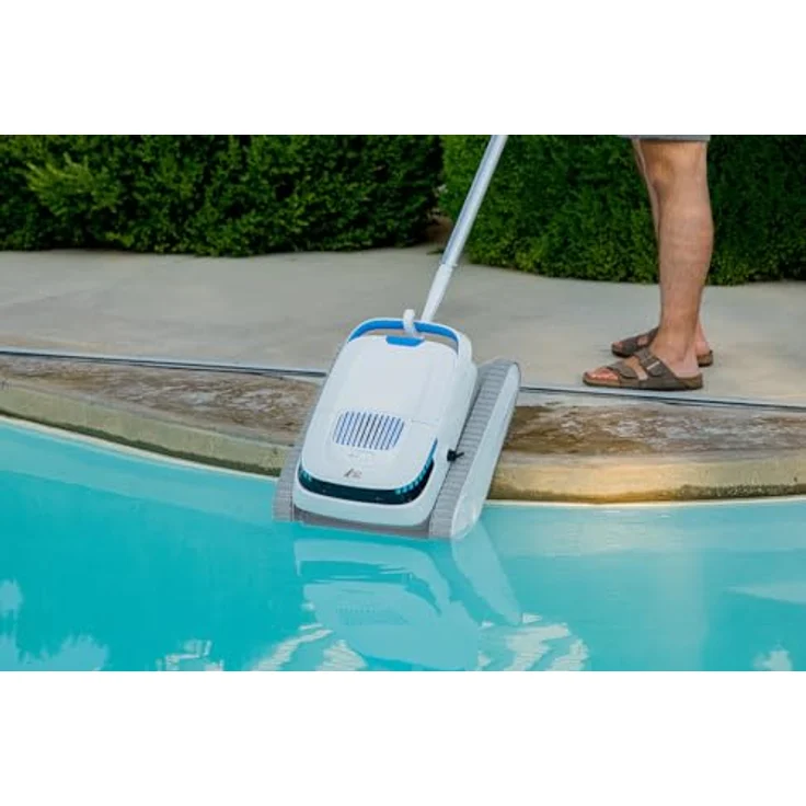 AGT PRR-120 Poolroboter, Akku-Poolreiniger für Boden & Wände, 120 Min. Laufzeit, 100 m², mit Selbstparkfunktion und 3 Reinigungs-Modi – Bild 4