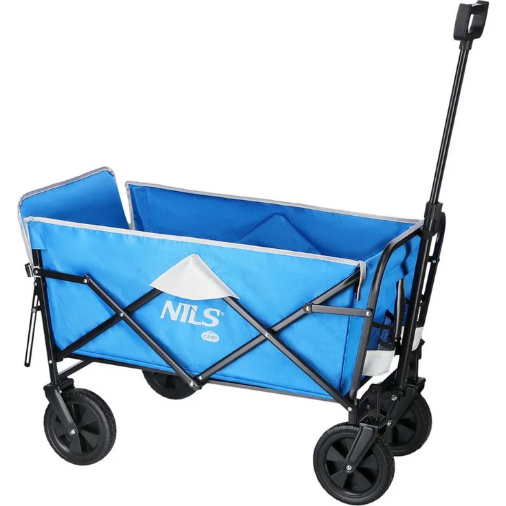 Redfink Regaltransportwagen NC1606, faltbarer Allround-Wagen mit 125l Kapazität, grau-blau