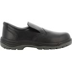 Safety Jogger X0600 S3, Sicherheitsschuh Leder, wasser- und ölbeständig, Stahlkappe, PU-Sohle, Schwarz