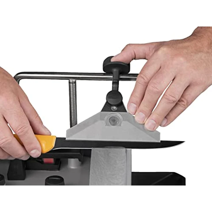 TORMEK KJ-140 Zentrierende Vorrichtung für Messer, 140 mm Breite, Schwarz/Silber/Grau, robuste Konstruktion – Bild 2