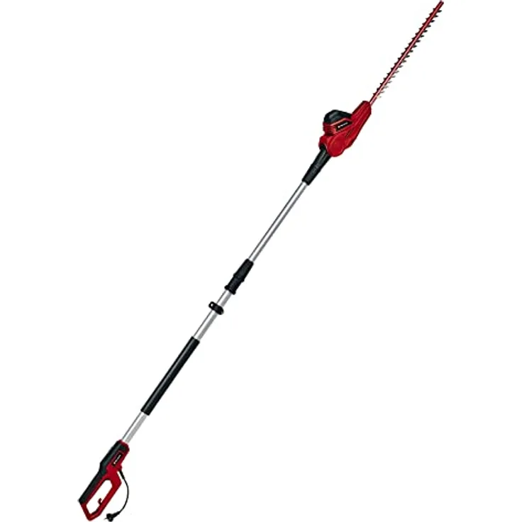 Einhell Elektro-Stab-Heckenschere GC-HH 5056 (500 W, 47 cm Schnittlänge, ausziehbar 170-250 cm, 20 mm Zahnabstand, 5-stufige Motorkopfverstellung, drehbarer Hauptgriff)