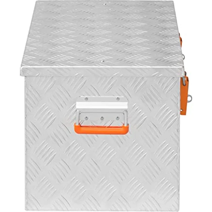 alubox Werkzeugkiste Riffelblech ABX-RL67 Aluminium 1,5mm Werkzeugkiste leicht und robust 67 Liter – Bild 3