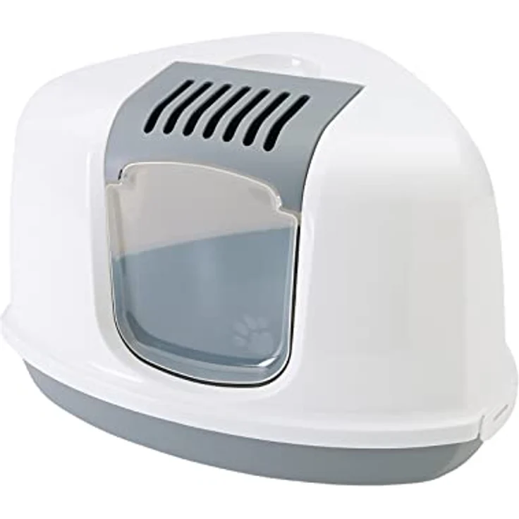 Katzentoilette "NESTOR CORNER" grau / weiß 58,5 x 45,5 x 40 cm – Bild 2