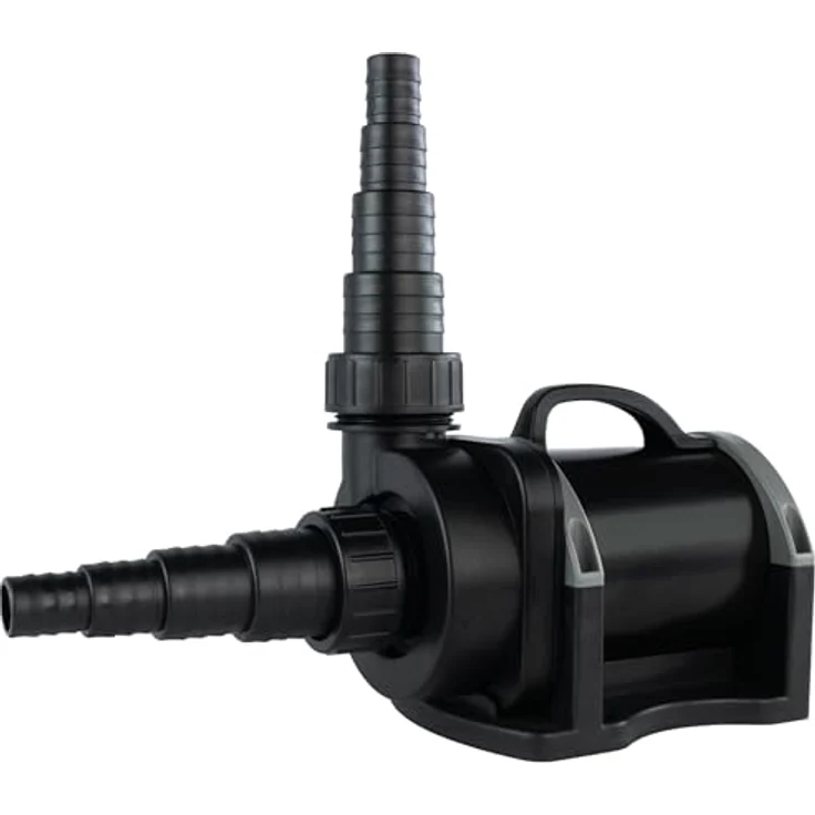 Jebao Teichpumpe zur Trockenaufstellung | 18500l/h | ECO nur 155W | Externe Pumpe | Gartenpumpe | Filterpumpe, schwarz – Bild 2