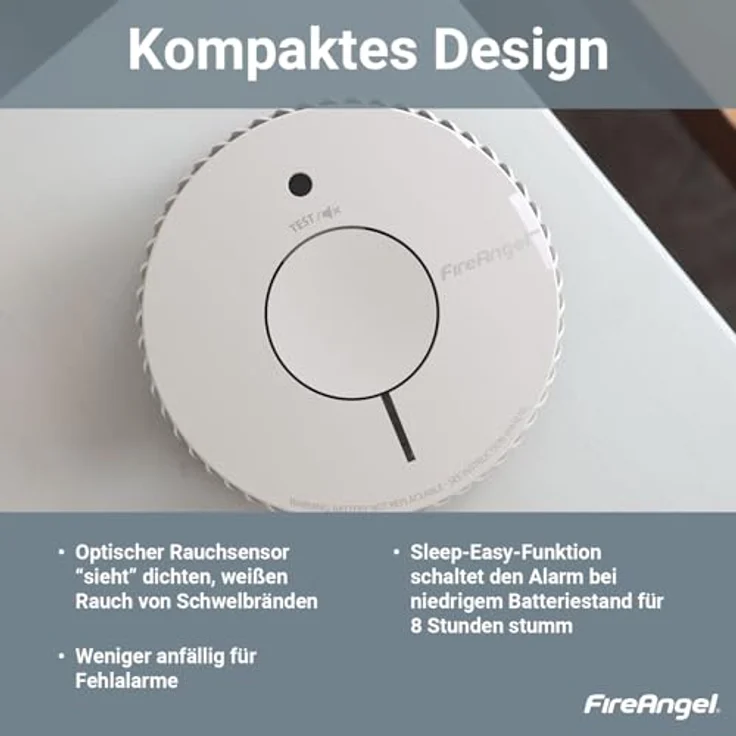 FireAngel FA6120, Rauchmelder mit 10-Jahres-Batterie und Q-Label für optimalen Brandschutz – Bild 4