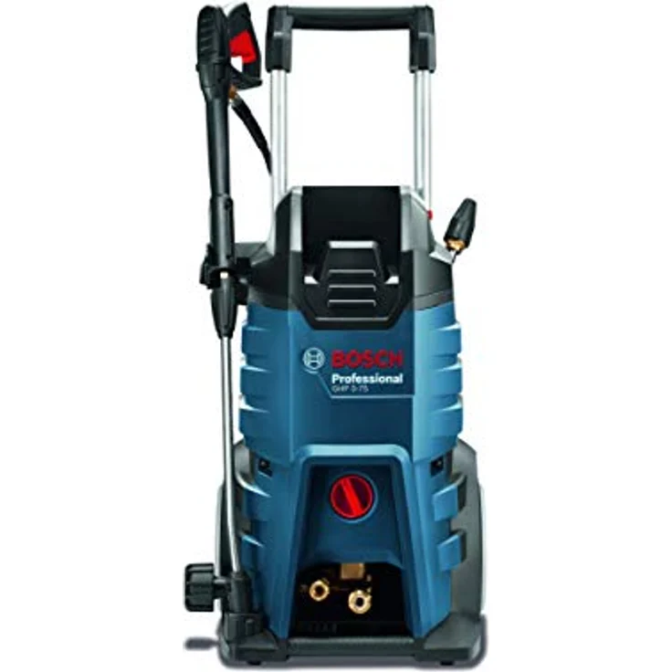 Bosch Professional GHP 5-75 Hochdruckreiniger, Schwarz-Blau max. Druck 185 bar 2600 W 50°C Schlauch 10 m ohne integrierte Schlauchtrommel – Bild 2