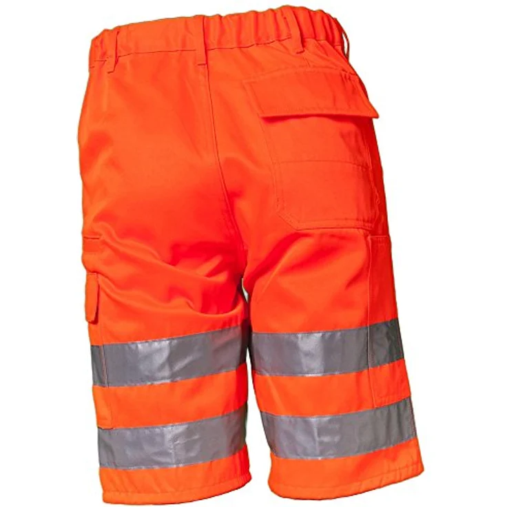 Warnschutz Shorts uni orange Größe XL – Bild 4