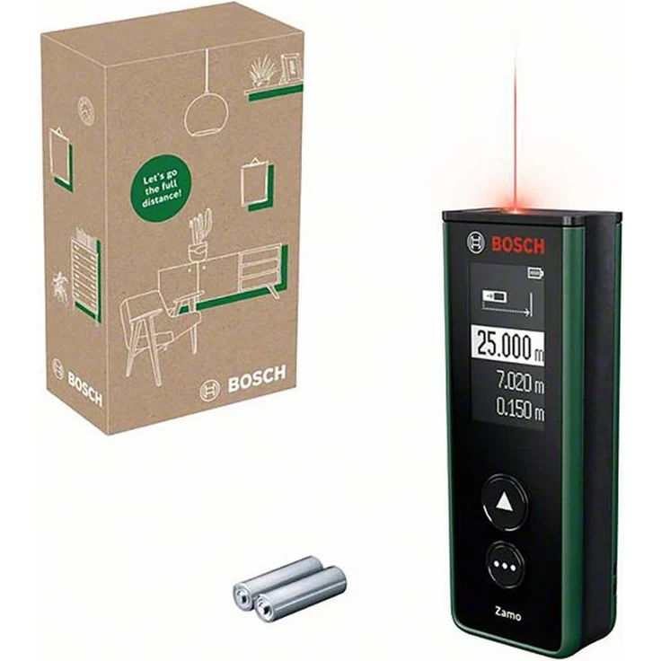 Bosch Home & Garden Entfernungsmesser Digitaler Laser-Entfernungsmesser, bis zu 25 Meter, USB-C Schnittstelle – Bild 1
