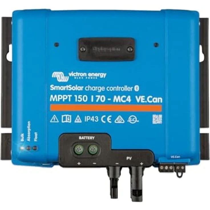 Victron Energy SmartSolar MPPT 150/70, Solar-Laderegler mit ultraschnellem Powertracking und Bluetooth-Funktionalität – Bild 1