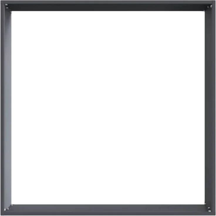 vidaXL Beetumrandung Anthrazit, Raseneinfassung aus robustem Stahl, 60 x 60 x 13 cm – Bild 6