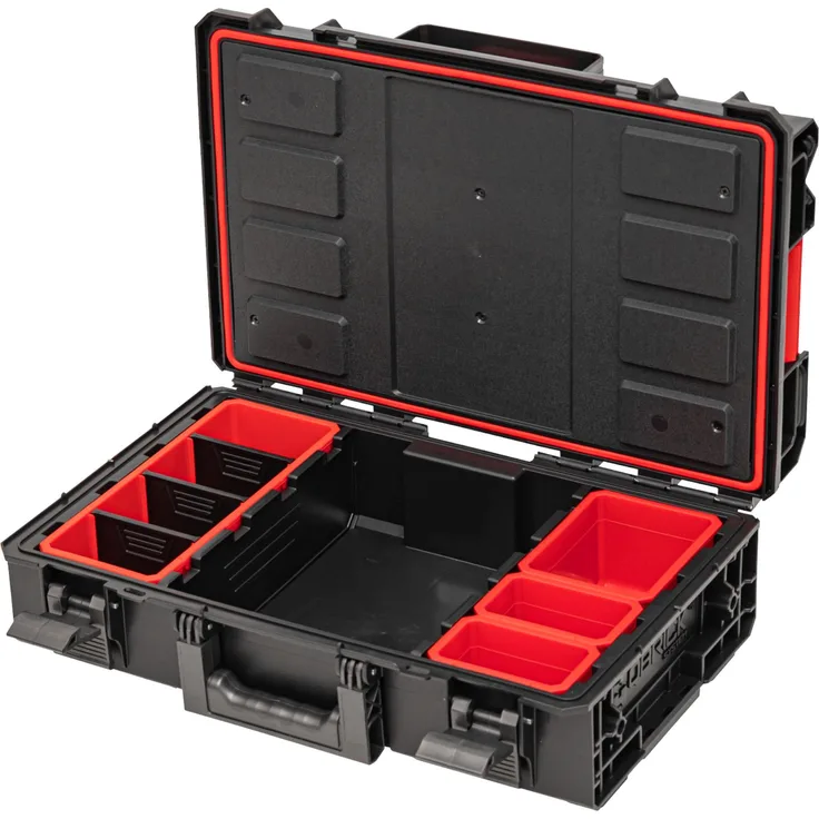 Tool Brothers RHINO XXL, modularer Werkzeugkoffer ECO Basic, IP66 Staub- und Wasserschutz, Tragfähigkeit bis 50 kg, 585 x 385 x 190 mm