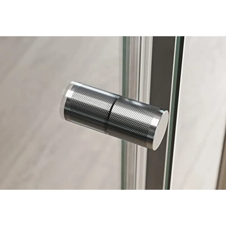NEXTREND Nischendusche NT606 FLEX, Drehtür an Festfeld mit 6 mm Nano Klarglas, Breite 1000 mm, Profilfarbe Chrom – Bild 6