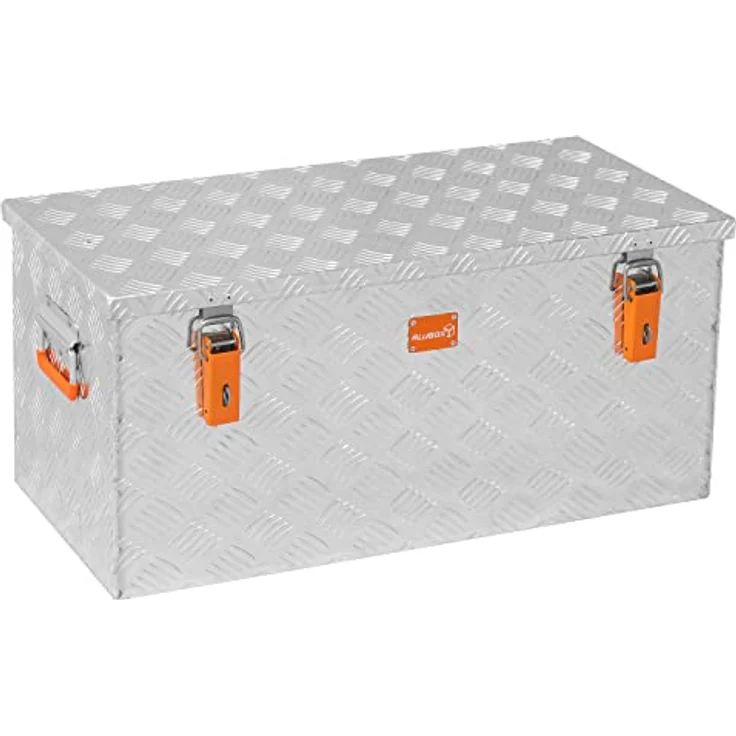 alubox Werkzeugkiste Riffelblech ABX-RL91 Aluminium 1,5mm Werkzeugkiste leicht und robust 91 Liter – Bild 1