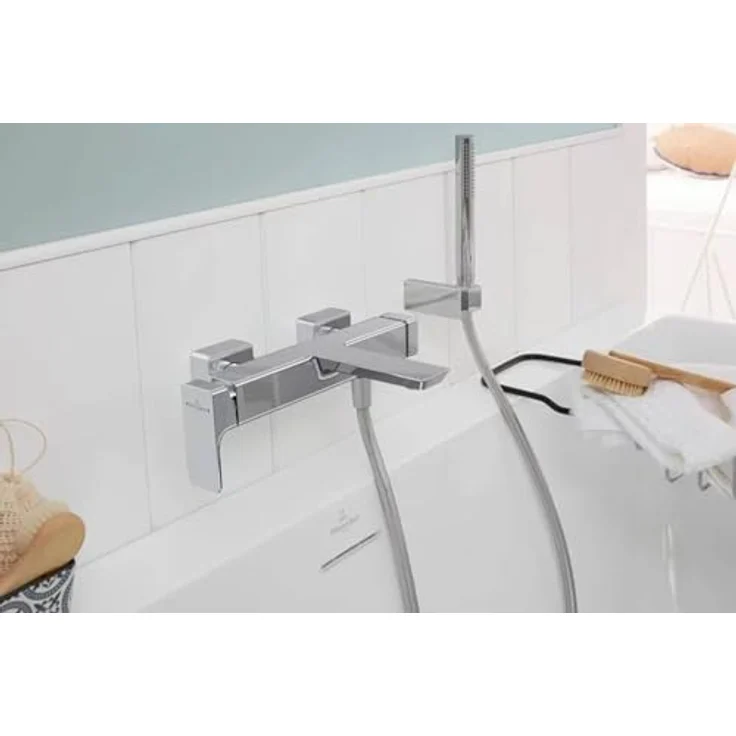 Villeroy & Boch Handbrause Verve Showers, Rund - Chrom, Classic / Country / Metropolitan Stilrichtung, Messing Material – Bild 3