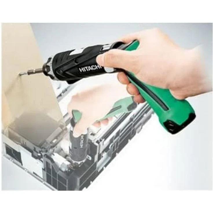 HIKOKI Knickschrauber DB3DL2WCZ 3,6 Volt - inkl. 2x 1,5 Ah Akkus, Ladegerät, Schrauberklinge, Transportkoffer - kompakt und kraftvoll – Bild 3