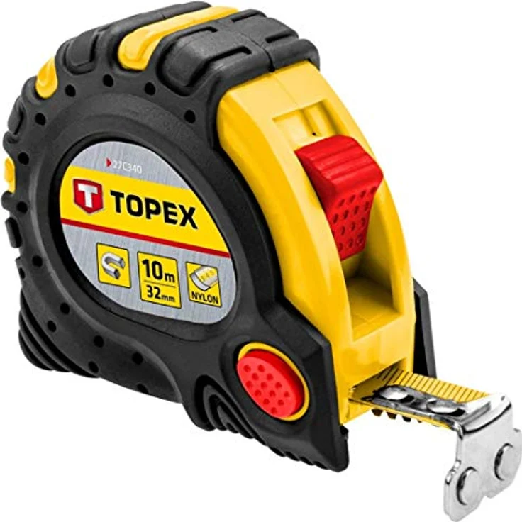 TOPEX Profi Rollmaßband mit magnetischem Endhaken 10m – Bild 4