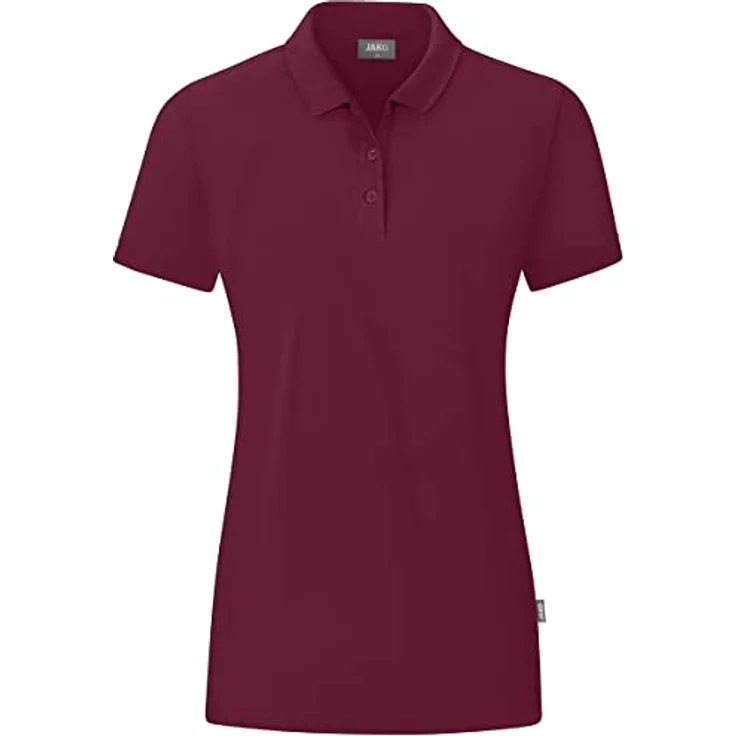 JAKO Herren Polo Organic Shirt, klassisches Piqué, 100% Bio-Baumwolle, Rot, (3XL) – Bild 2