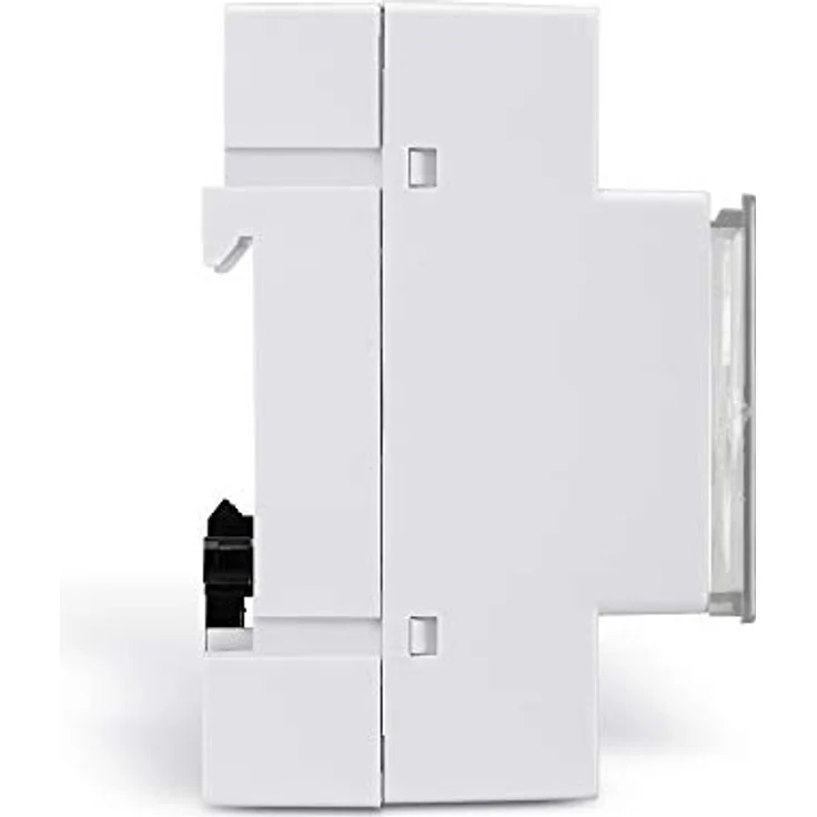 conecto Digitale Zeitschaltuhr für Hutschiene Schalttafel-Einbau | LCD-Display | 10 Schaltprogramme (Wochen--Tages- und Minutenprogramm) | Sommerzeit 12-24h Timer | IP20 | 3600W | weiß – Bild 4