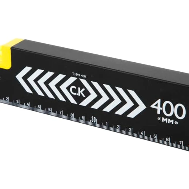 C.K T3591 600 Leichtmetall-Wasserwaage, 600 mm, präzise Messungen und robustes Design – Bild 2