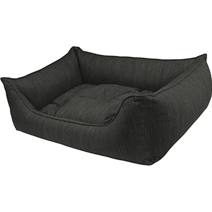 Dandy Dog Hundebett Dog Black - gelenkschonend, waschbar, robust - Made in Germany - Größe L