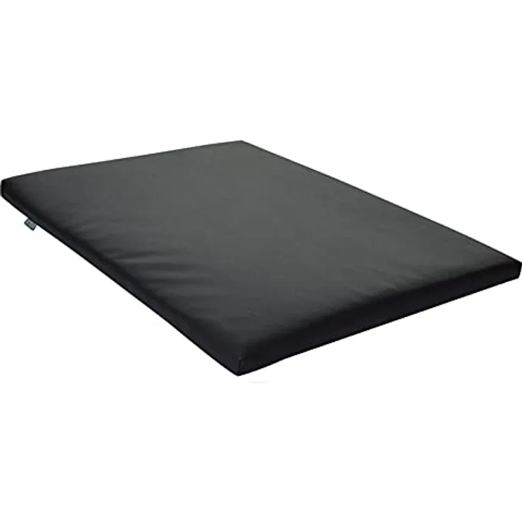 FORTISLINE Hundematte Hundebett Capri (M - 80cm x 60cm, Schwarz)