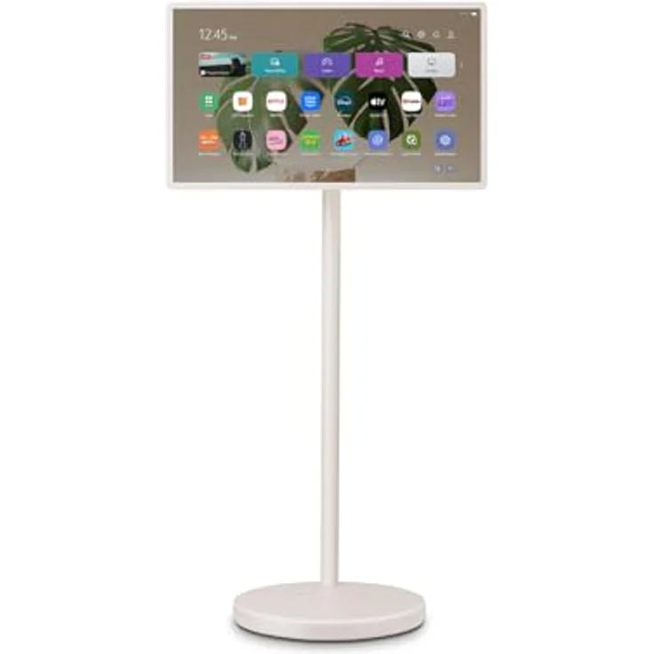 LG 27LX6TDGA StanbyME 2, 27 Zoll Lifestyle TV mit QHD Touchscreen, 60Hz, integriertem Akku, Streaming Apps, beigefarben – Bild 1