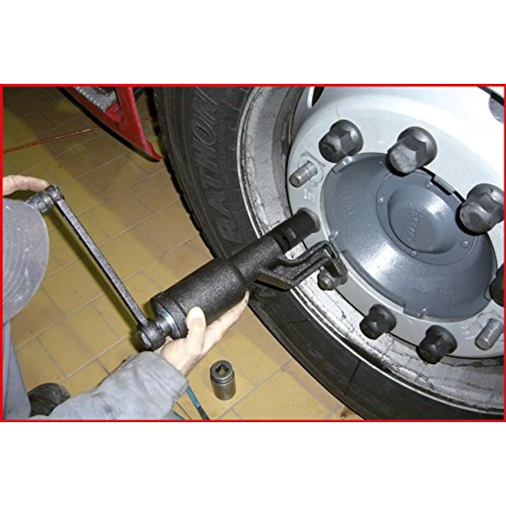 KS Tools 516.1155, Drehmomentschlüssel mit max. 4000 Nm, 1" Vierkantantrieb, inklusive Kunststoffkoffer und Abstützvorrichtung – Bild 8
