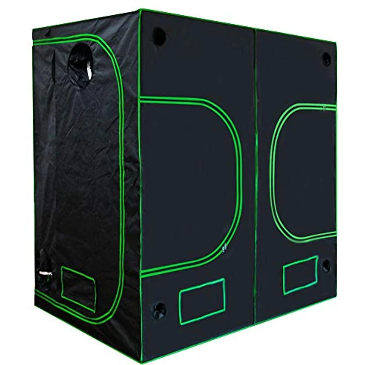 Grow Box Grow Zelt für Pflanzen Growbox Gewächshaus Garten Anzucht Gemüse Kräuter Schrank Indoor 240x120x200cm Blumen klein Tomaten Hydro Green – Bild 2