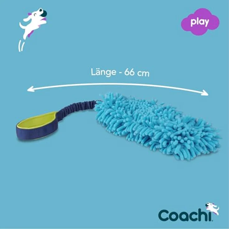 Company of Animals Coachi Tuggi Hide, interaktives Tierspielzeug mit dehnbarem Bungee-Griff, ideal für Belohnungs- und Rückruftraining, robust und angenehm, perfekt für Hunde & Welpen – Bild 4