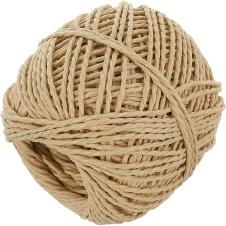 Herlitz 8859605 Bindfaden 100 m, Reißkraft 45 kg, Tragfähigkeit 20 kg, braun – Bild 1