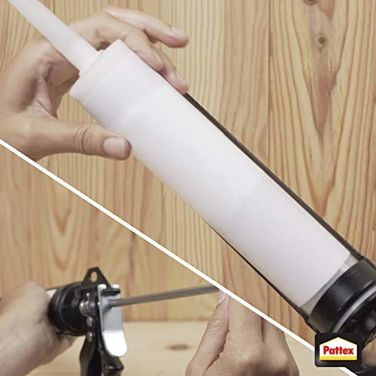 Pattex Profi Metall Kartuschenpistole, Silikonpistole aus Metall für Dicht- & Klebstoff-Kartuschen, Kartuschenpresse mit automatischem Nachlauf- und Schnellstopp, 1 Pistole - Preisvergleich – Bild 3