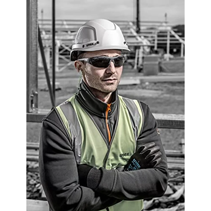 Uvex I-Works Schutzbrille - Suprav. Excellence - Schw.-Grau-Getönt – Bild 2